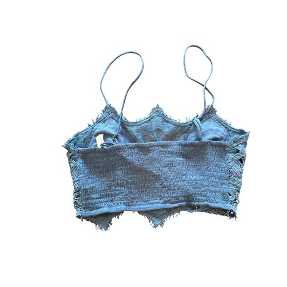 FREE PEOPLE ONE Athena Bralette in Twinkling Perry (Periwinkle Blue)XS - Picture 2 of 4